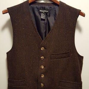 Neiman Marcus Men's Tweed Vest Sz Medium